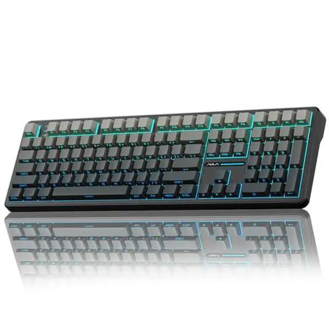 Alt view image 2 of 7 - Wireless Keyboard and Headset Combo, F108 Full Size Mechanical Keyboard G7 Pro Wireless Headset