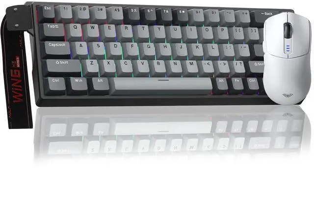 Main image of Gaming Mouse and Keyboard, SC580 Tri-Mode Gaming Mouse + WIN68 HE PRO Magnetic Switch Wired Gaming Keyboard