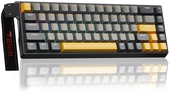 Main image of WIN68 HE MAX - Hall Effect Gaming Keyboard with Magnetic Switch, Adjustable Actuation Fast Trigger Mode, 8KHz Polling Rate, RGB Backlit Wired Mechanical Gaming Keyboard 60 Percent