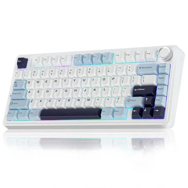 Alt view image 2 of 4 - Wireless Keyboard and Headset Combo, F75 Mechanical Keyboard G7 Pro Wireless Headset