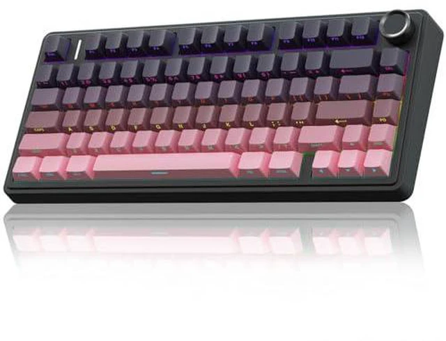 Alt view image 2 of 7 - Wireless Keyboard and Headset Combo, F75 Pro Mechanical Keyboard G7 Pro Wireless Headset