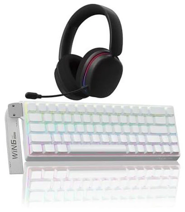 Main image of Keyboard and Headset Combo, WIN68 HE Magnetic Switch Wired Mechanical Gaming Keyboard G7 Pro Wireless Headset