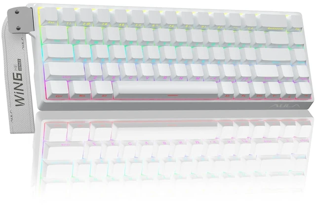 Alt view image 2 of 7 - Keyboard and Headset Combo, WIN68 HE Magnetic Switch Wired Mechanical Gaming Keyboard G7 Pro Wireless Headset