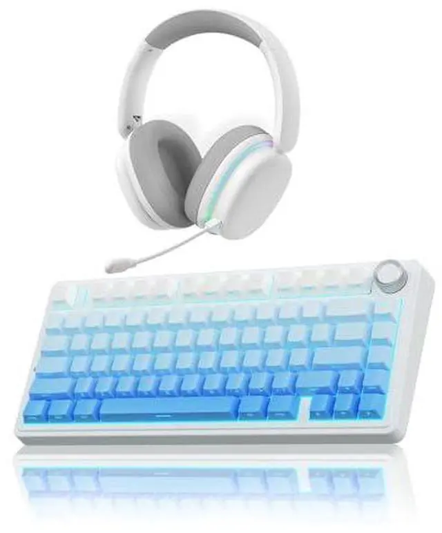Main image of Wireless Keyboard and Headset Combo, F75 Pro Mechanical Keyboard G7 Pro Wireless Headset