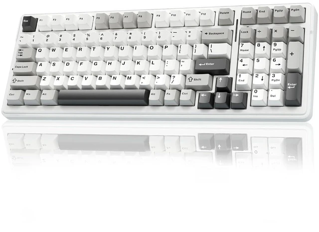 Alt view image 2 of 7 - Wireless Keyboard and Headset Combo, F99 Mechanical Keyboard G7 Pro Wireless Headset