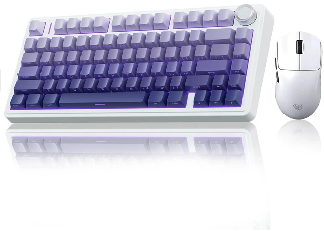 Main image of F75 Pro Wireless Mechanical Keyboard with Knob SC800 Wireless Gaming Mouse