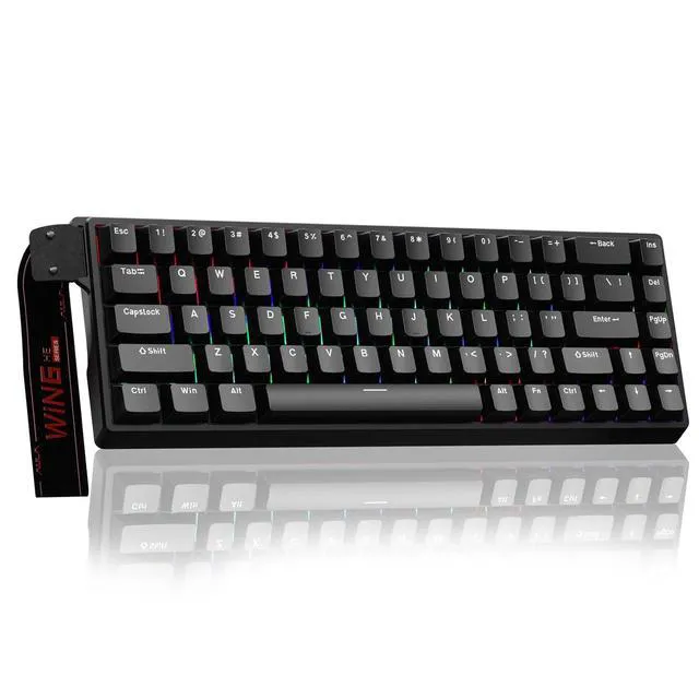 Alt view image 5 of 7 - Gaming Mouse and Keyboard, SC580 Tri-Mode Gaming Mouse + WIN68 HE Magnetic Switch Gaming Keyboard
