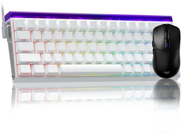 Main image of Gaming Mouse and Keyboard Combo, SC580 Tri-Mode Gaming Mouse + Hero 68 HE Magnetic Switch Wired Gaming Keyboard