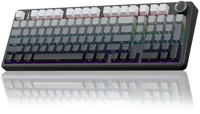 Main image of F99 Pro Wireless Mechanical Keyboard with Number Pad, Knob, 99 Keys