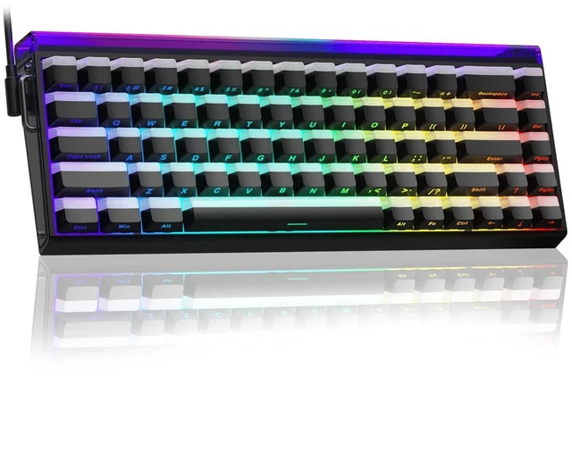 Main image of Hero 68 HE 60% Gaming Keyboard Wired, Hall Effect Magnetic Switch Keyboard with 8K Hz Polling Rate, Side Printed PBT Keycaps, RGB Backlit Light Box, Customizable Web Software for PC/Mac Gamers