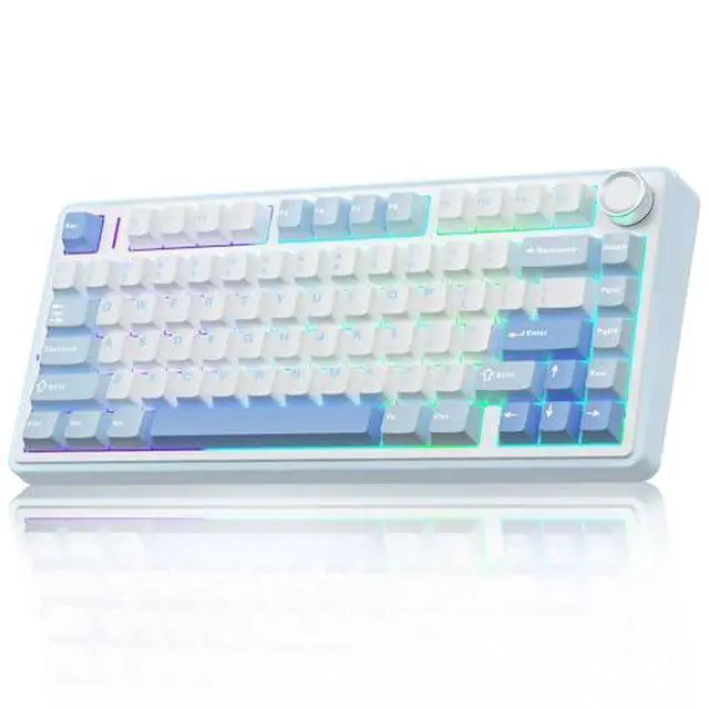 Alt view image 2 of 5 - Wireless Keyboard and Headset Combo, F75 Mechanical Keyboard G7 Pro Wireless Headset