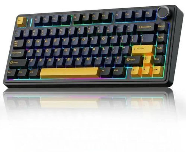 Alt view image 2 of 7 - Wireless Keyboard and Headset Combo, F75 Mechanical Keyboard G7 Pro Wireless Headset