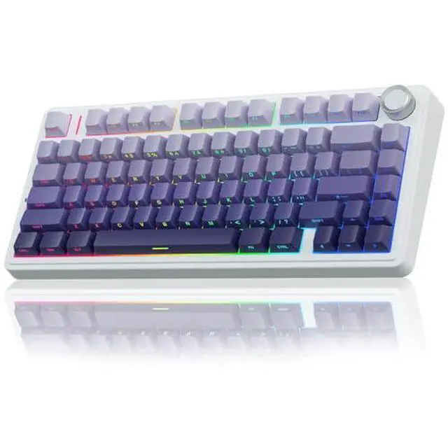 Alt view image 2 of 7 - Wireless Keyboard and Headset Combo, F75 Pro Mechanical Keyboard G7 Pro Wireless Headset