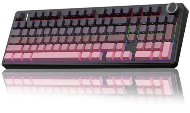 Alt view image 2 of 7 - Wireless Keyboard and Headset Combo, F99 Pro Mechanical Keyboard G7 Pro Wireless Headset