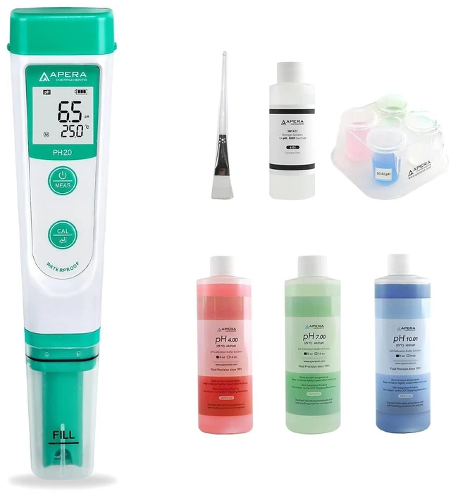 Main image of AI209-T Value Series PH20 pH Tester Combo Kit, Including the Maintenance Set, and a CalPod Solution Holder for Easy Calibration