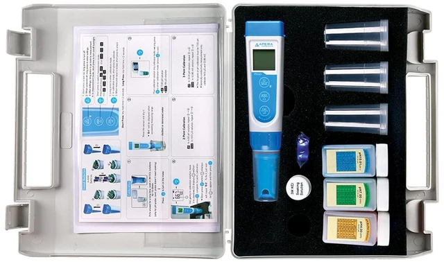 Alt view image 2 of 7 - AI311 Premium Series PH60 Waterproof pH Pocket Tester Kit, Replaceable Probe, ±0.01 pH Accuracy, Lcd display