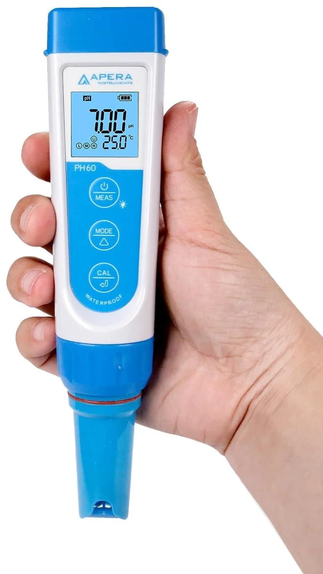 Alt view image 7 of 7 - AI311 Premium Series PH60 Waterproof pH Pocket Tester Kit, Replaceable Probe, ±0.01 pH Accuracy, Lcd display