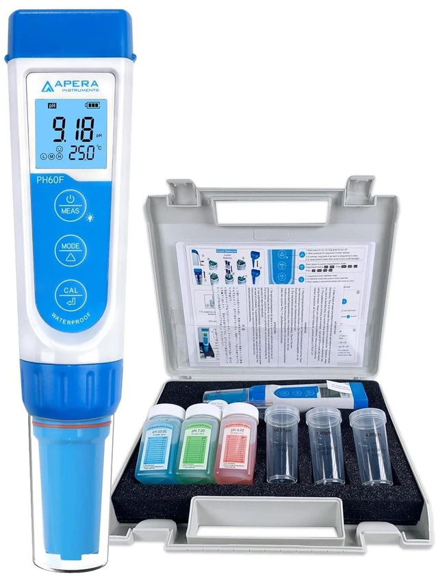 Main image of , LLC-AI312 Premium Series PH60F Flat pH Pocket Tester Kit for Surface pH Test e.g. Skin, Textiles, Paper, etc, ±0.01 pH Accuracy