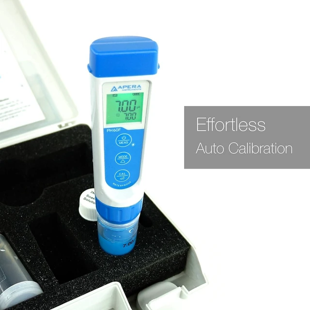 Alt view image 7 of 7 - , LLC-AI312 Premium Series PH60F Flat pH Pocket Tester Kit for Surface pH Test e.g. Skin, Textiles, Paper, etc, ±0.01 pH Accuracy