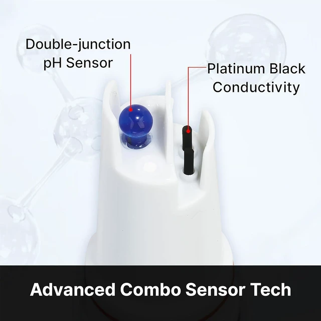 Alt view image 3 of 7 - PC60-Z Bluetooth Multi-Parameter pH/Conductivity/TDS/Salinity/Resistivity Smart Meter Tester Powered by ZenTest Mobile App with Cloud-Based Datalogger