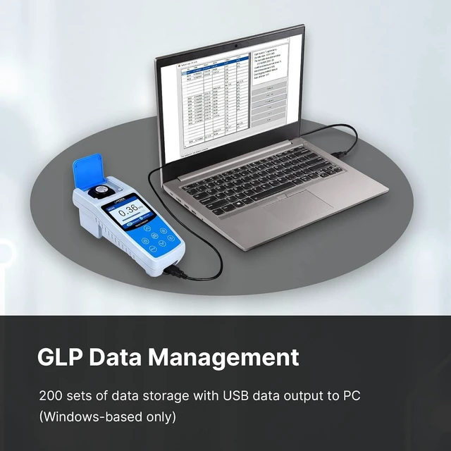 Alt view image 4 of 7 - TN480 Portable Turbidity Meter with GLP Data Logger, ISO 7027 Compliant