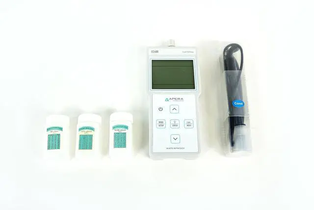 Alt view image 3 of 4 - AI412 EC400 Portable EC (Conductivity)/TDS Meter Kit, 0 to 200.0 MS/cm Measuring Range