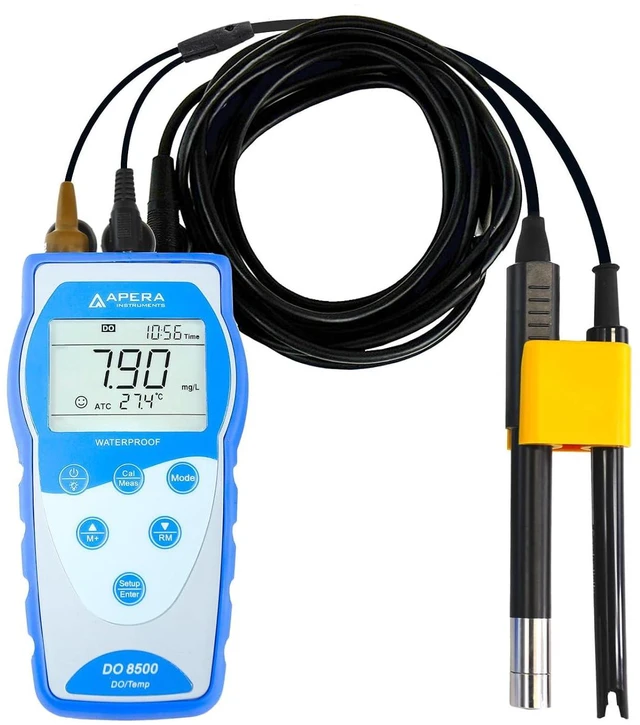 Main image of AI485 DO8500 Portable Optical Dissolved Oxygen Meter Kit, Auto Compensation for Temperature, Air Pressure and Salinity, GLP Data Management