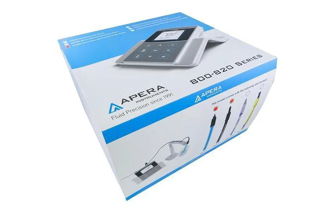 Alt view image 6 of 6 - PC800 Benchtop pH/Conductivity/TDS/Salinity/Resistivity/Temp. Multiparameter Meter Kit, 0.01 pH/1% F.S Accuracy AI523