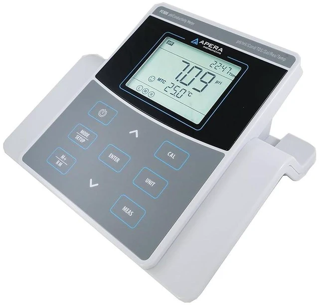Alt view image 4 of 6 - PC800 Benchtop pH/Conductivity/TDS/Salinity/Resistivity/Temp. Multiparameter Meter Kit, 0.01 pH/1% F.S Accuracy AI523
