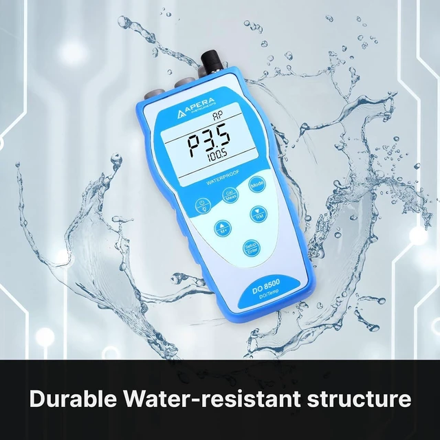 Alt view image 7 of 7 - AI485 DO8500 Portable Optical Dissolved Oxygen Meter Kit, Auto Compensation for Temperature, Air Pressure and Salinity, GLP Data Management