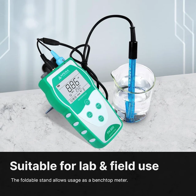 Alt view image 2 of 6 - Value Series PH850 Portable Handheld pH Meter Kit (AI5510)