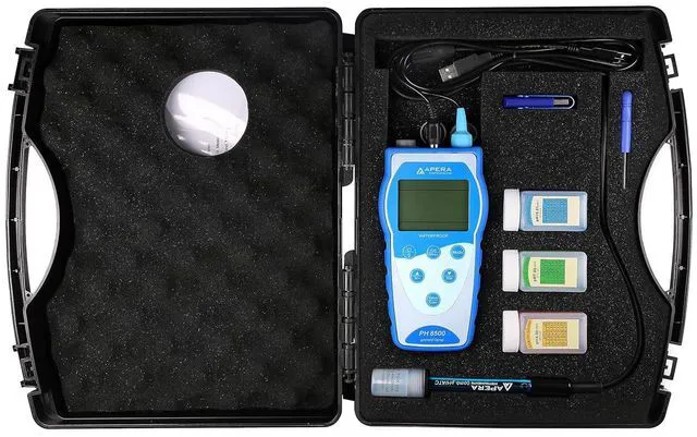 Alt view image 5 of 5 - Premium Series PH8500 Portable Handheld pH Meter Kit (AI5520)