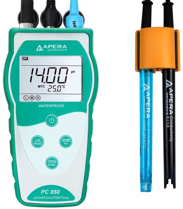 Main image of Value Series PC850 Portable Handheld pH/Conductivity Multi-Parameter Meter Kit (AI5514)