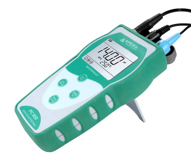 Alt view image 2 of 7 - Value Series PC850 Portable Handheld pH/Conductivity Multi-Parameter Meter Kit (AI5514)