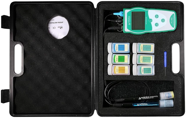 Alt view image 7 of 7 - Value Series PC850 Portable Handheld pH/Conductivity Multi-Parameter Meter Kit (AI5514)