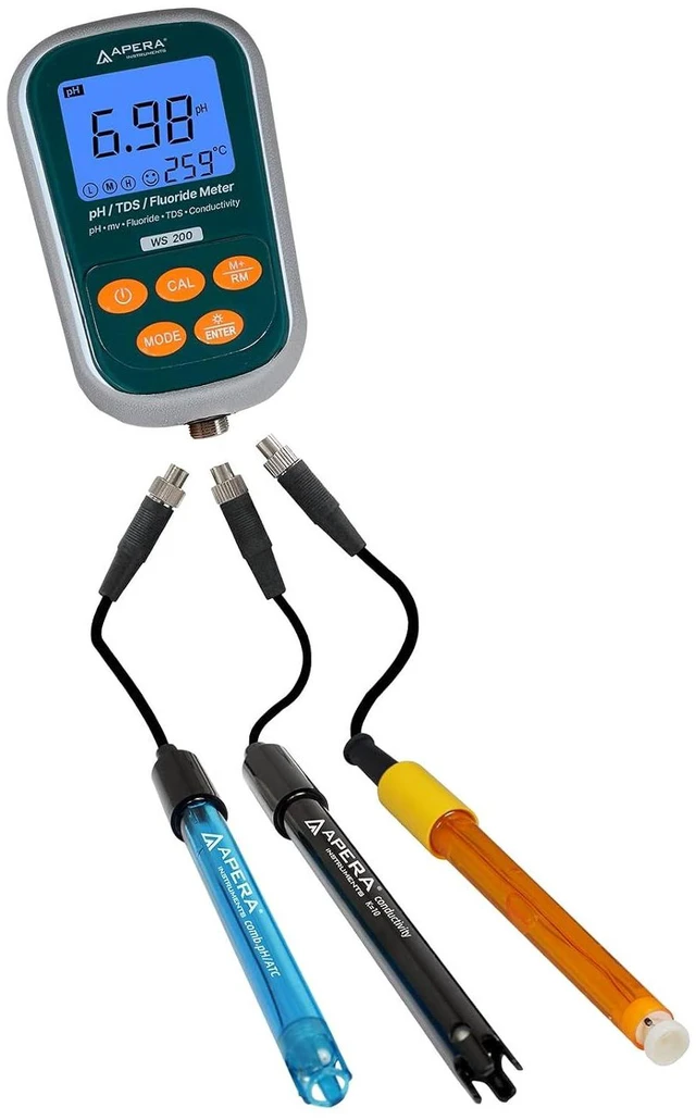 Main image of WS200 Fluoride/pH/Conductivity 7-in-1 Portable Meter Kit
