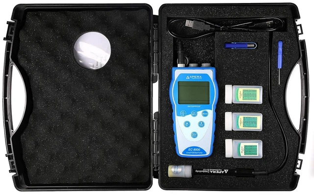 Alt view image 4 of 5 - Premium Series EC8500 Portable Handheld Conductivity Meter Kit