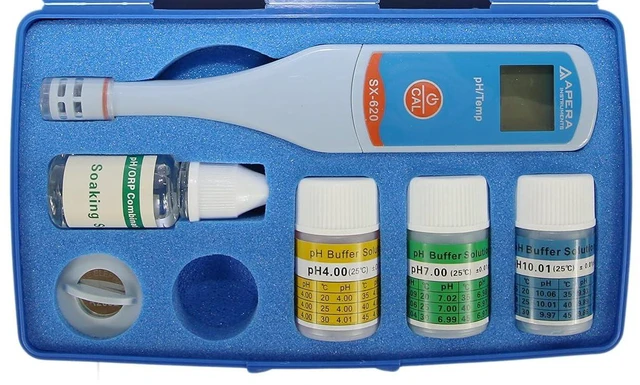 Alt view image 4 of 4 - SX620 pH Pen Tester Kit with 0.01 pH Accuracy, 3-Point Auto. Calibration, ATC