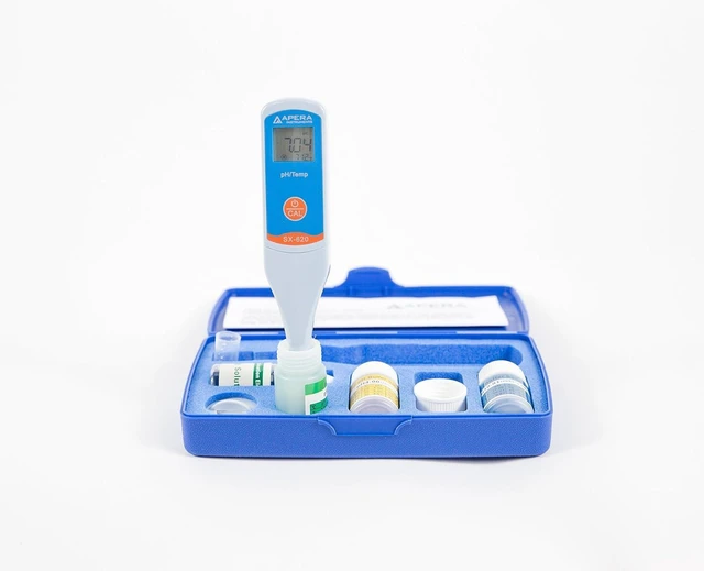 Alt view image 3 of 4 - SX620 pH Pen Tester Kit with 0.01 pH Accuracy, 3-Point Auto. Calibration, ATC