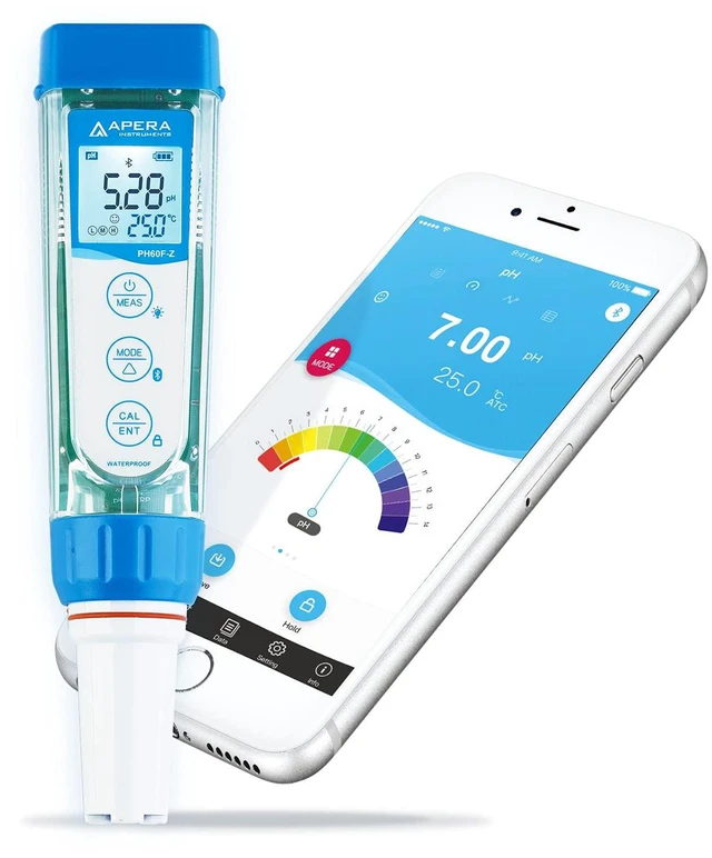 Main image of PH60F-Z Smart Flat pH Tester Powered by ZenTest Mobile App