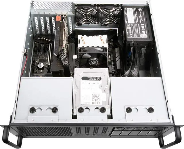 Alt view image 5 of 7 - Silverstone Technology RM41-506 4U rackmount Server case with six 5.25" Drive Bays, SST-RM41-506