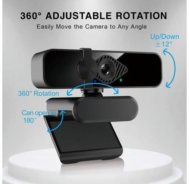 Alt view image 6 of 6 - IHDAPP 2K Webcam for PC, 85° View USB Computer Camera, with Noise Canceling Microphone & Privacy Cover, HD Web Camera for Desktop Laptop Monitor Mac Streaming, Gaming & Video Calling Webcam giyqxHw