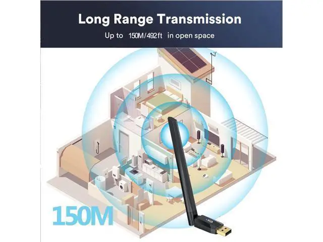Alt view image 3 of 7 - IHDAPP USB Bluetooth Adapter 5.4 for PC, 150M Long Distance Bluetooth Wireless Adapter, USB Bluetooth Dongle 5.4 EDR Adapter for Desktop Laptop PC Plug & Play Compatible with Windows 11/10/8.1 (Black)