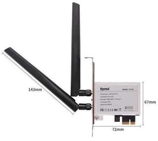 Alt view image 3 of 6 - DERAPID FV-102 NGFF M.2 2230 Key A+E to Desktop PCI-E Wireless Adapter Converter for M.2 wifi Bluetooth Adapter Comptible with wifi 6E AX210 wifi 6 AX200 9260 8265 MT7921K PCI-e X1 X4 X8 X16 wifi Card