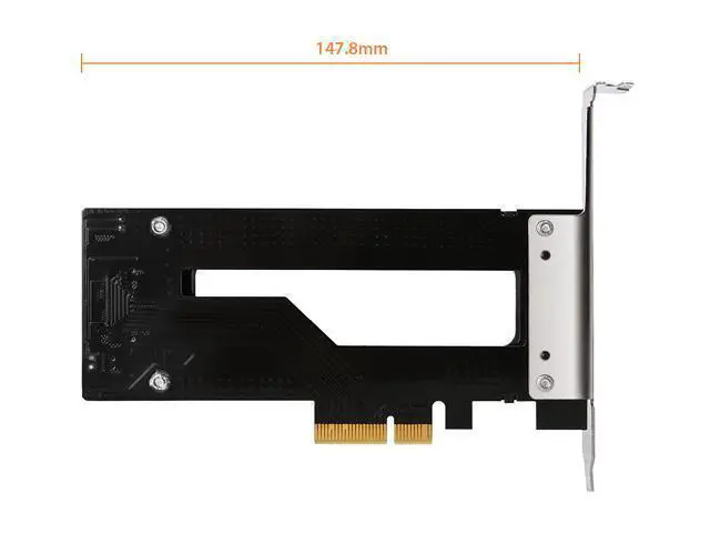 Alt view image 6 of 7 - ICY DOCK ToughArmor MB840M2P-B M.2 NVMe SSD to PCIe 3.0 x4 Removable SSD Mobile Rack for PCIe Expansion Slot