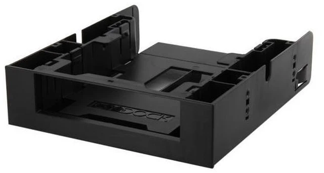 Alt view image 2 of 7 - ICY DOCK Dual 2.5 SSD 1 x 3.5 HDD Device Bay to 5.25 Drive Bay Converter / Mount / Kit / Adapter - FLEX-FIT Trio MB343SP