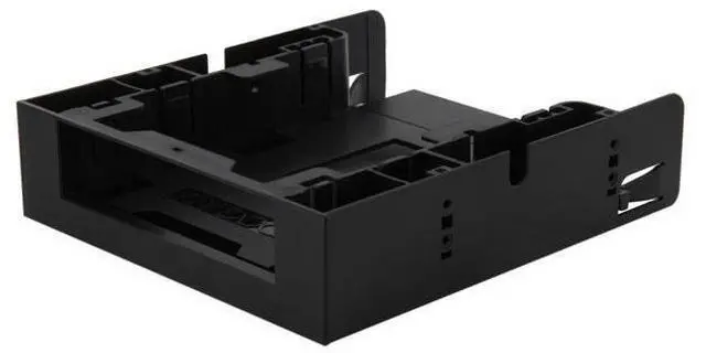 Alt view image 3 of 7 - ICY DOCK Dual 2.5 SSD 1 x 3.5 HDD Device Bay to 5.25 Drive Bay Converter / Mount / Kit / Adapter - FLEX-FIT Trio MB343SP