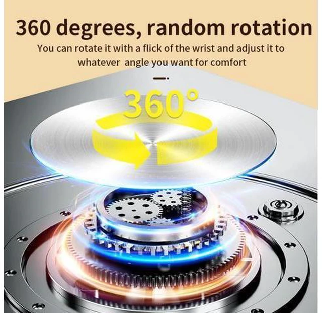 Alt view image 7 of 7 - AUBEAMTO Ultra-Stable Swivel Laptop Stand for Desk,Adjustable Height Aluminum Computer Stand with 360 Rotating Base Compatible with MacBook Air/Pro and All 10-17.3 Laptops for Office Home - Silver