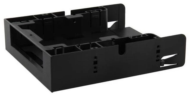 Alt view image 4 of 7 - ICY DOCK Dual 2.5 SSD 1 x 3.5 HDD Device Bay to 5.25 Drive Bay Converter / Mount / Kit / Adapter - FLEX-FIT Trio MB343SP