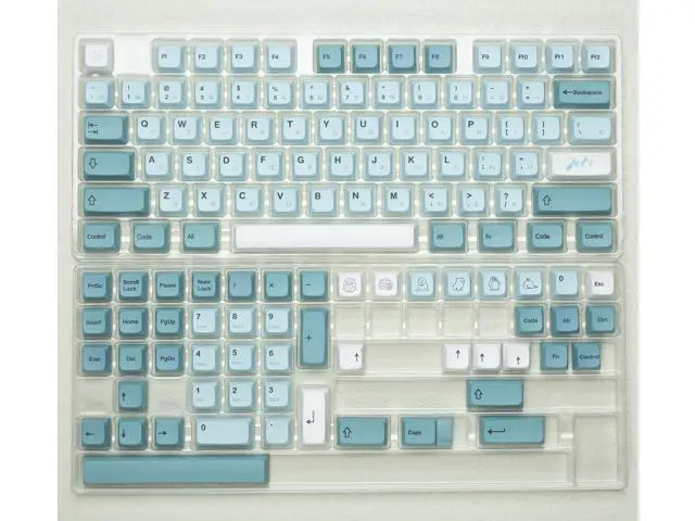 Alt view image 2 of 6 - 125 XDA Keycaps PBT Dye-Sublimated XDA Profile for Mechanical Keyboard with English Japanese